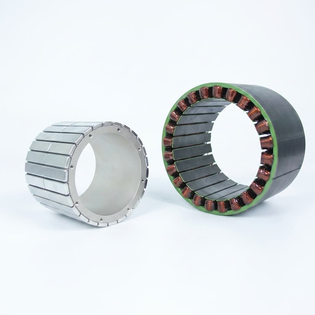 Frameless servo motor for robotic joint integration