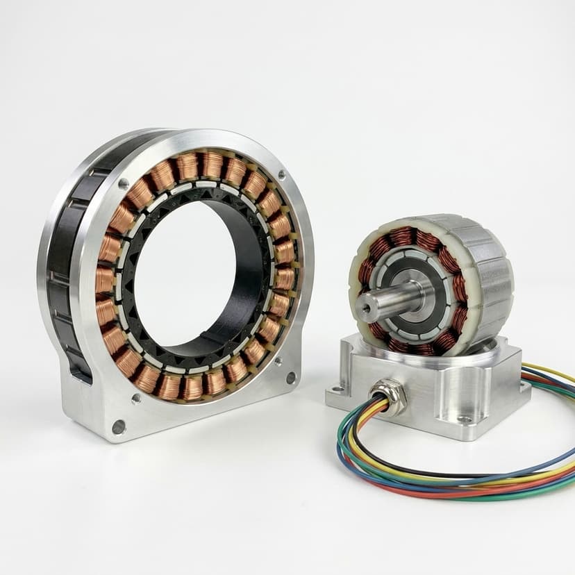 Frameless Servo Motor Outer Rotor Assembly