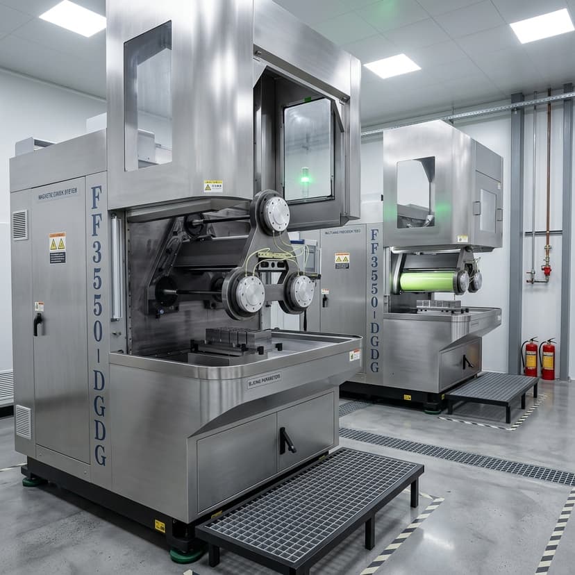 Automated deep processing equipment view