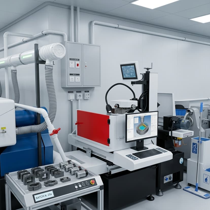 Advanced deep processing and component machining center